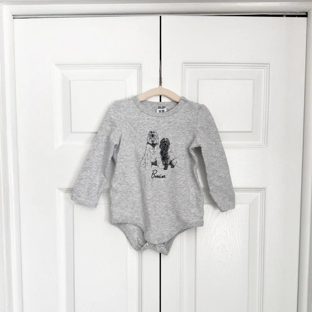 Baby Besties dog onesie
